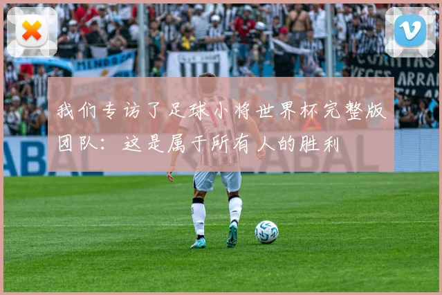 我们专访了足球小将世界杯完整版团队：这是属于所有人的胜利